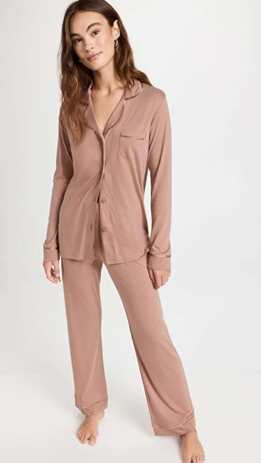 Sleepwear * | Deals Cosabella Bella Top Pants Pj Set India