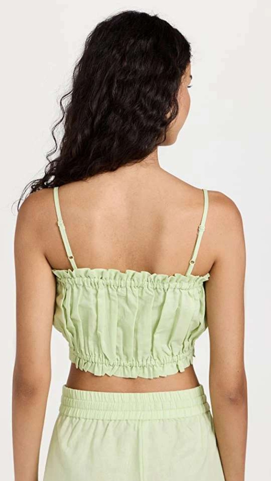 Sleepwear * | Cheap Maison Essentiele Gathered Cami Aloe Gel