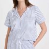 Sleepwear * | Hot Sale Bedhead Pjs Classic Stripe Pajama Set Blue 3D