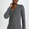 Sleepwear * | Coupon Z Supply Lounge Hillside Rib Romper Charcoal Heather