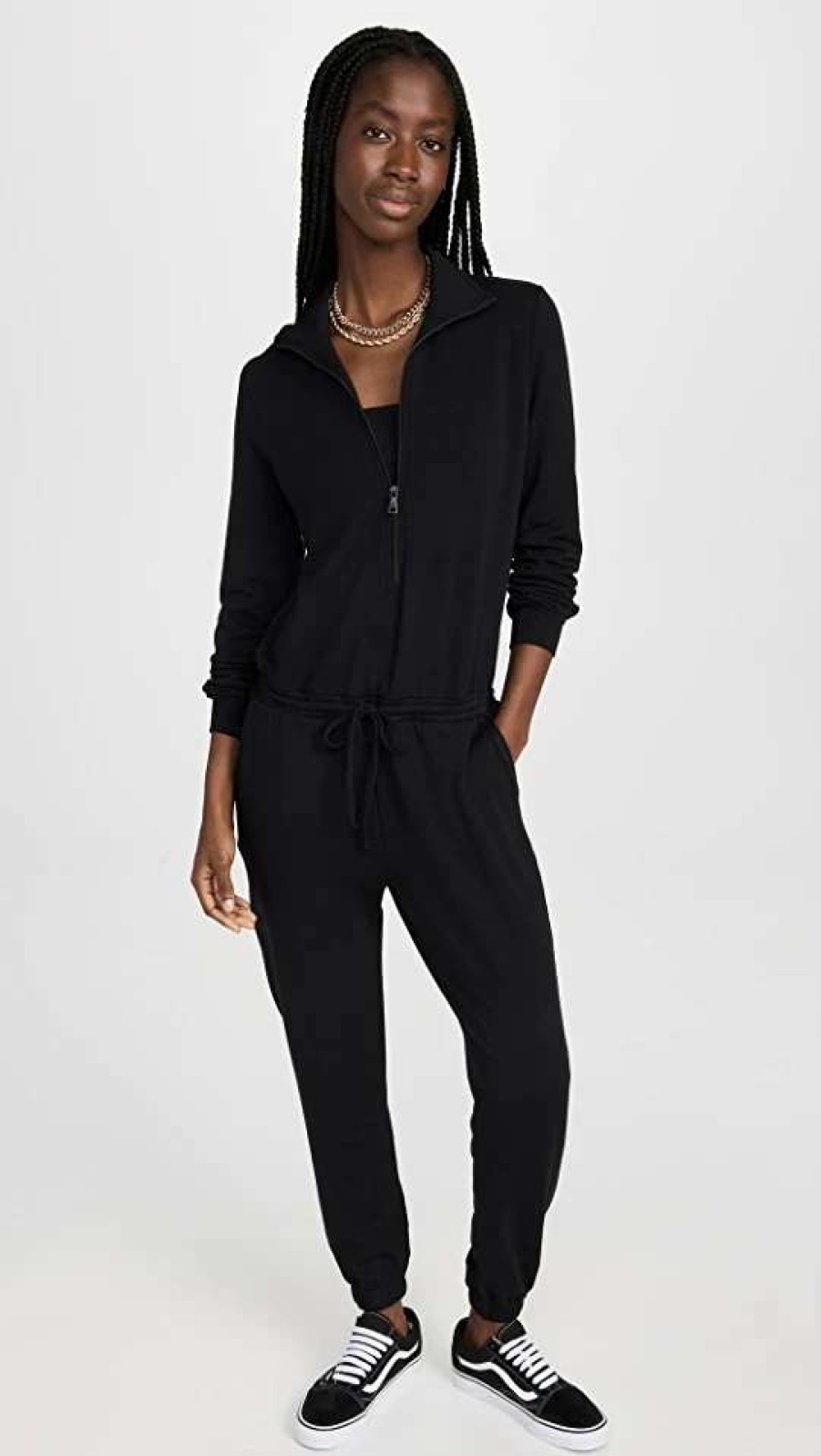 Dresses & Jumpsuits * | Best Reviews Of Beyond Yoga Ski Weekend Jumpsuit Black