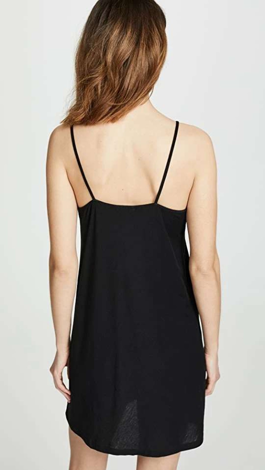 Sleepwear * | Best Sale Skin Sexy Slip Black