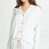 Sleepwear * | Hot Sale Cosabella Bella Bridal Pj Set Moon Ivory/Mandorla