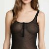 Sleepwear * | Cheapest Kiki De Montparnasse Ribbed Intime Tank Black