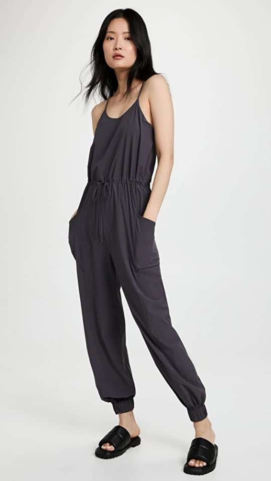 Dresses & Jumpsuits * | Cheap Sweaty Betty Karma Jumpsuit Urban Grey