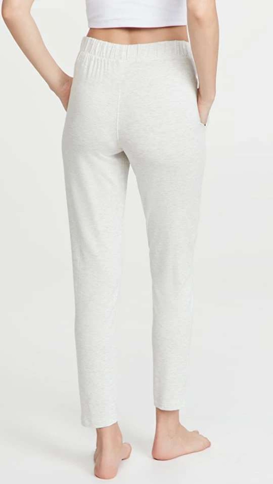 Sleepwear * | Buy Calvin Klein Underwear Pure Rib Joggers Grey Heather061