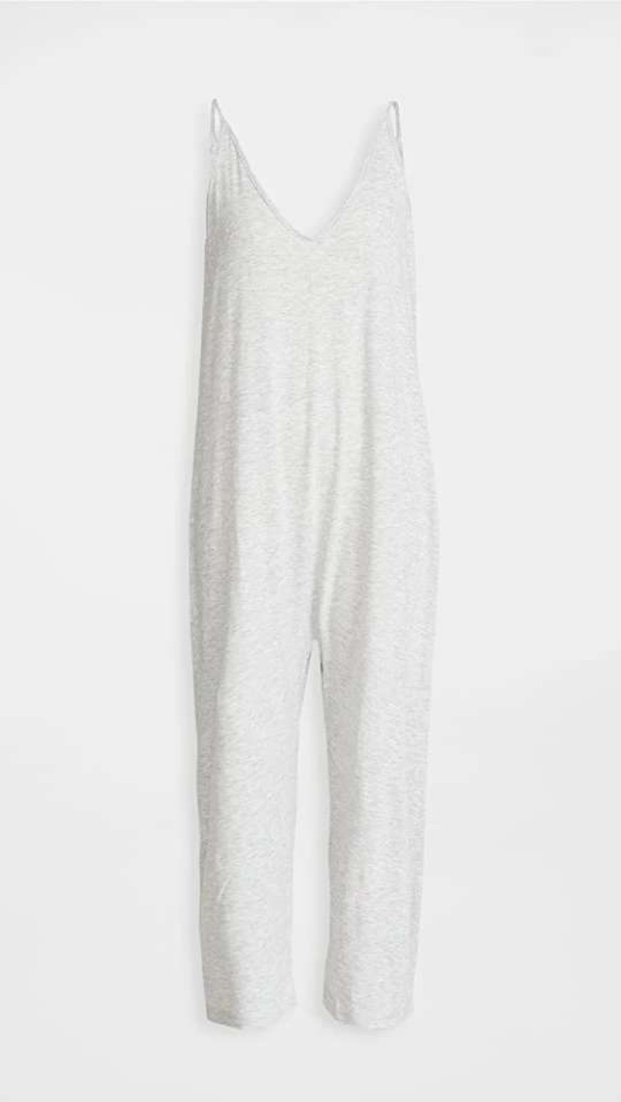 Sleepwear * | Discount The Great. The Slip Sleeper Jumpsuit. Heather Grey