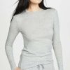 Sleepwear * | Cheapest Skin Long Sleeve Tee Heather Grey