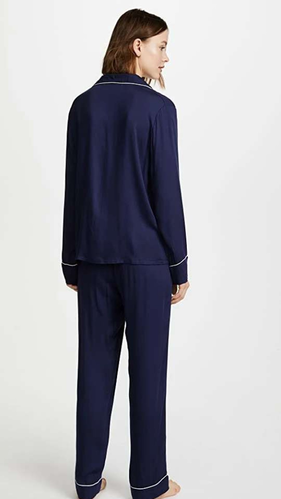 Sleepwear * | Best Pirce Splendid Woven Pj Set Midnight Navy