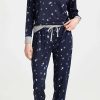 Sleepwear * | Cheap Splendid Pullover Jogger Set Multi Star