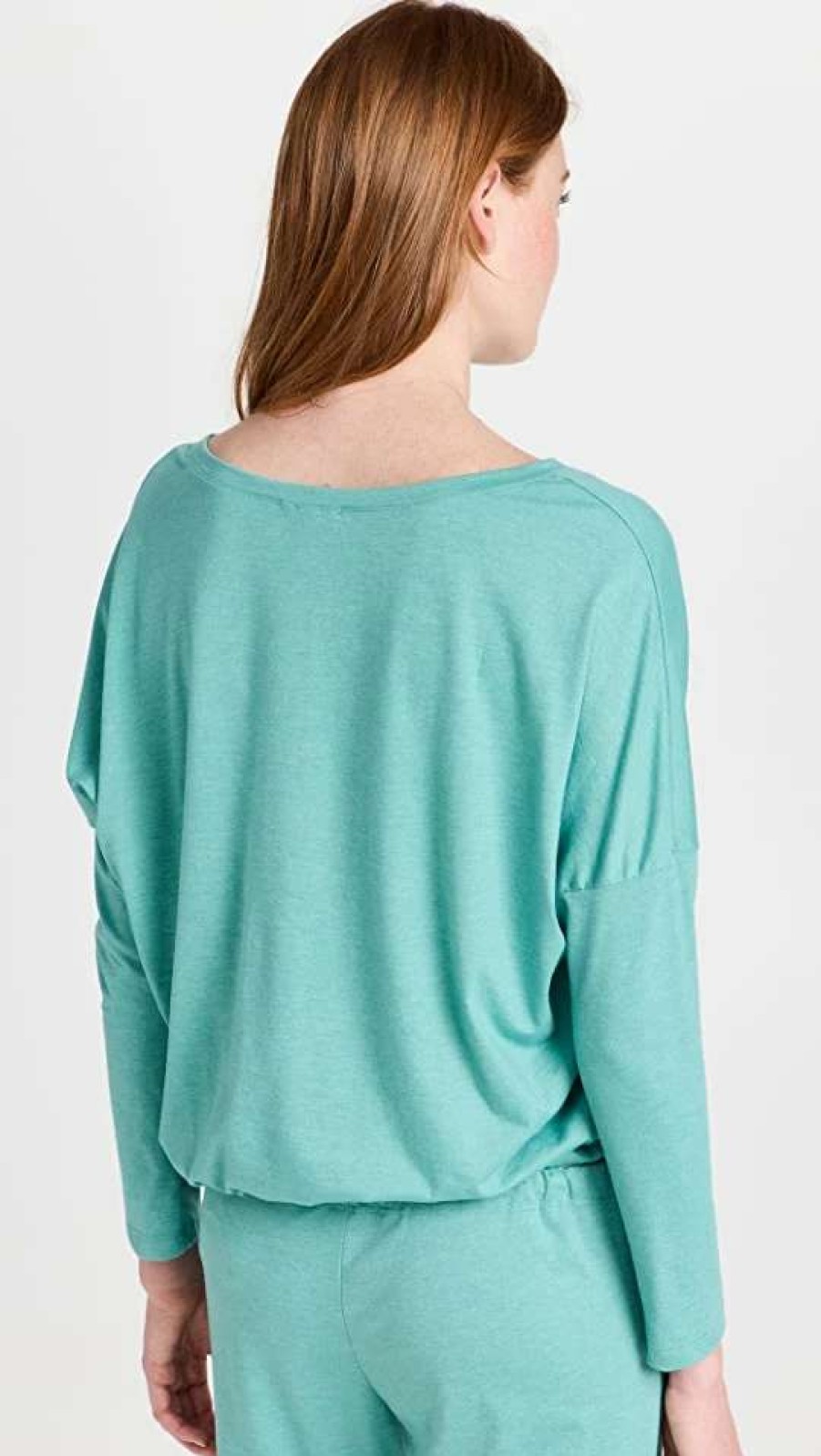 Sleepwear * | Buy Eberjey Heather Slouchy Top Ocean Bay