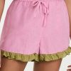 Sleepwear * | Cheapest Dora Larsen Thea Shorts Medium Pink