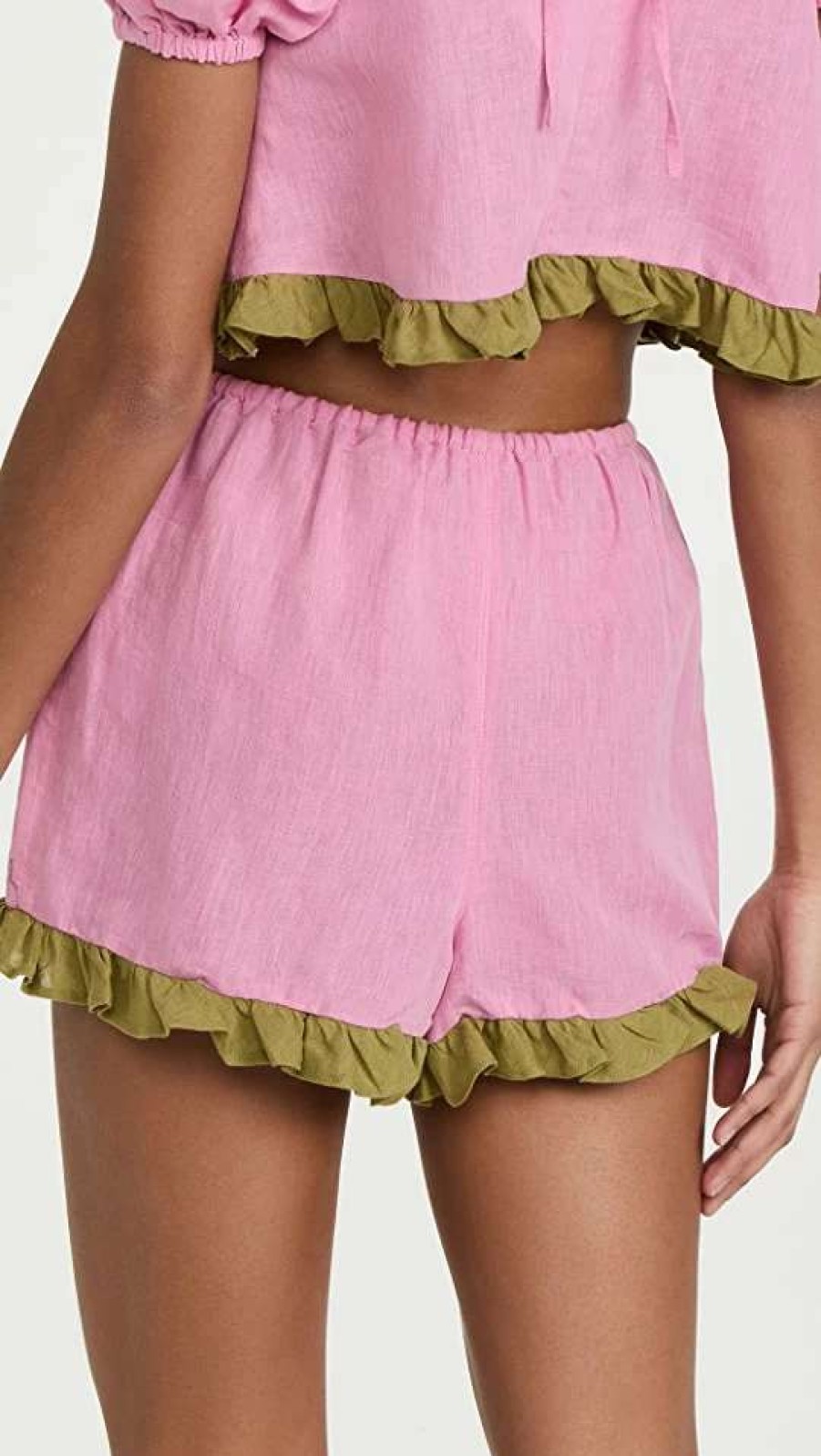 Sleepwear * | Cheapest Dora Larsen Thea Shorts Medium Pink