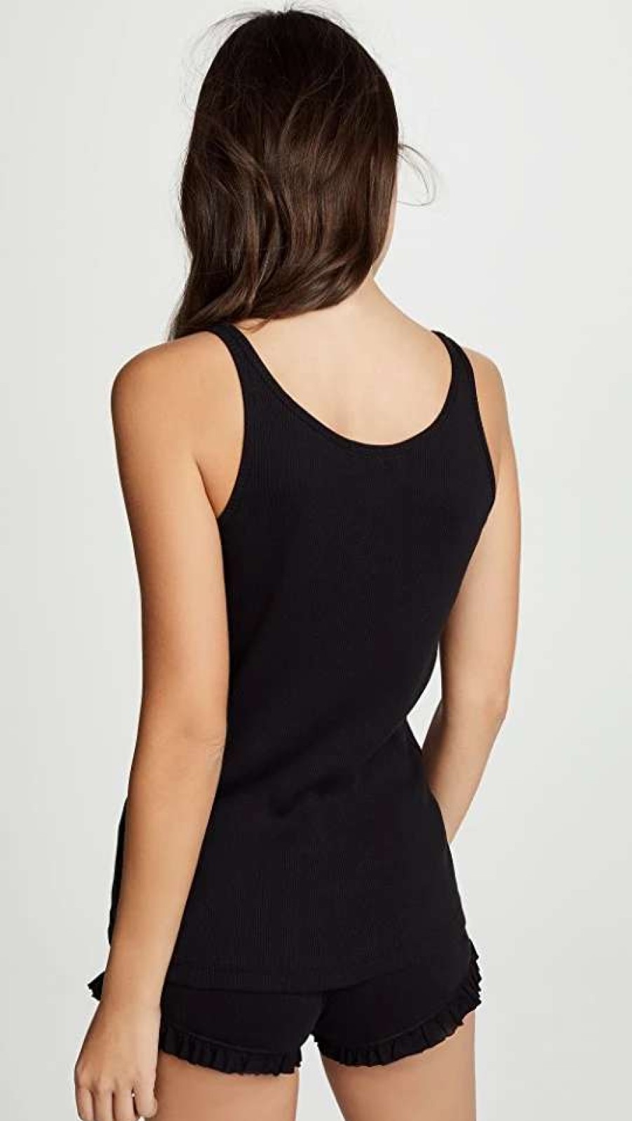 Sleepwear * | Coupon Skin Raisa Tank Top Black