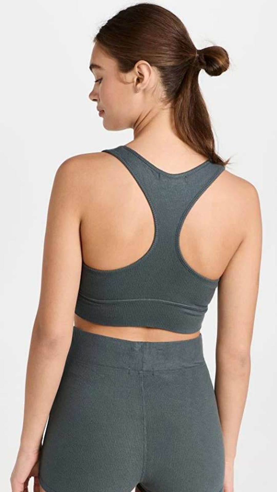 Sleepwear * | Flash Sale Z Supply Lounge Lake Rib Tank Bra Washed Pine