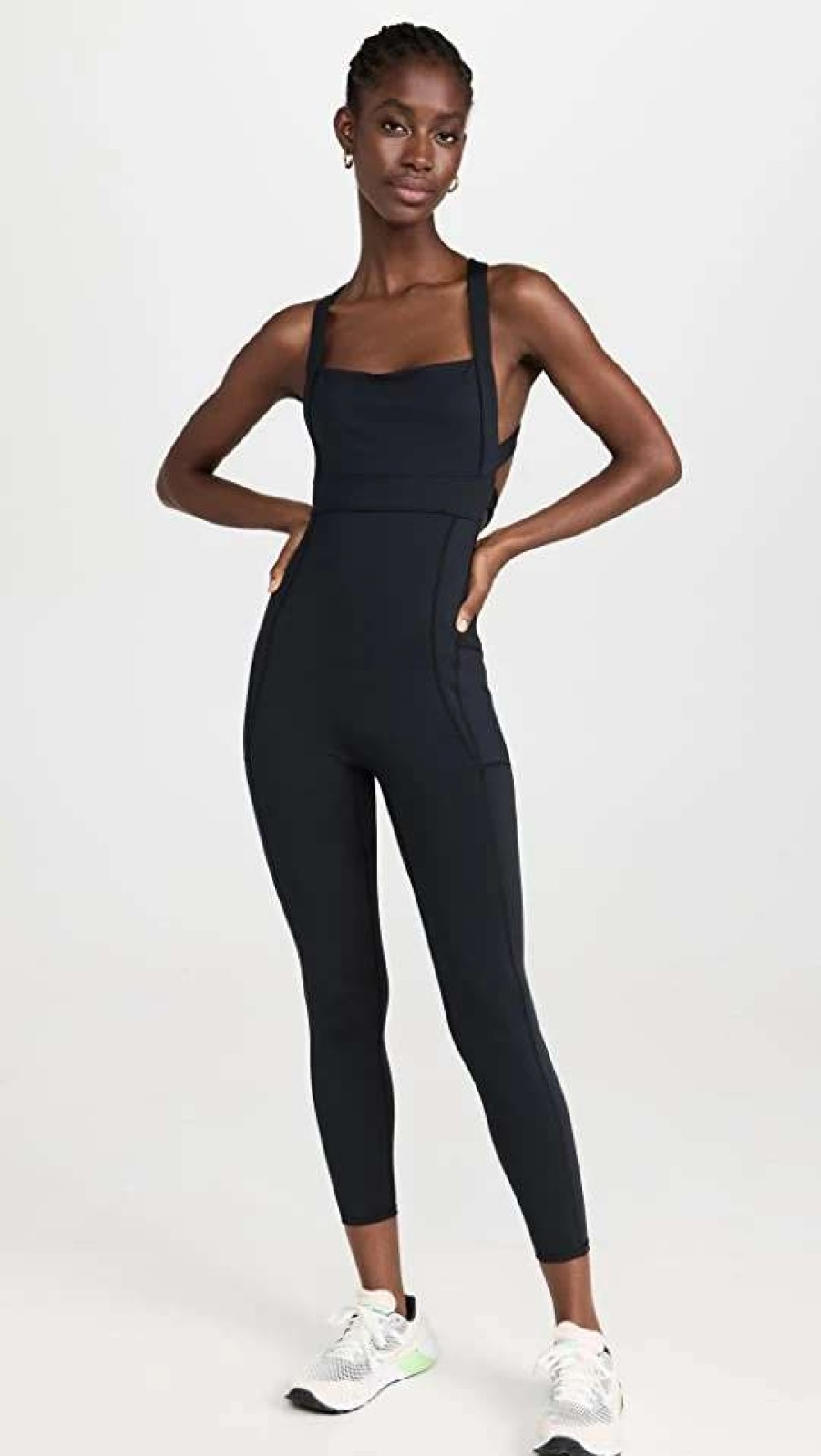 Dresses & Jumpsuits * | Brand New Fp Movement By Free People My High Onesie Black