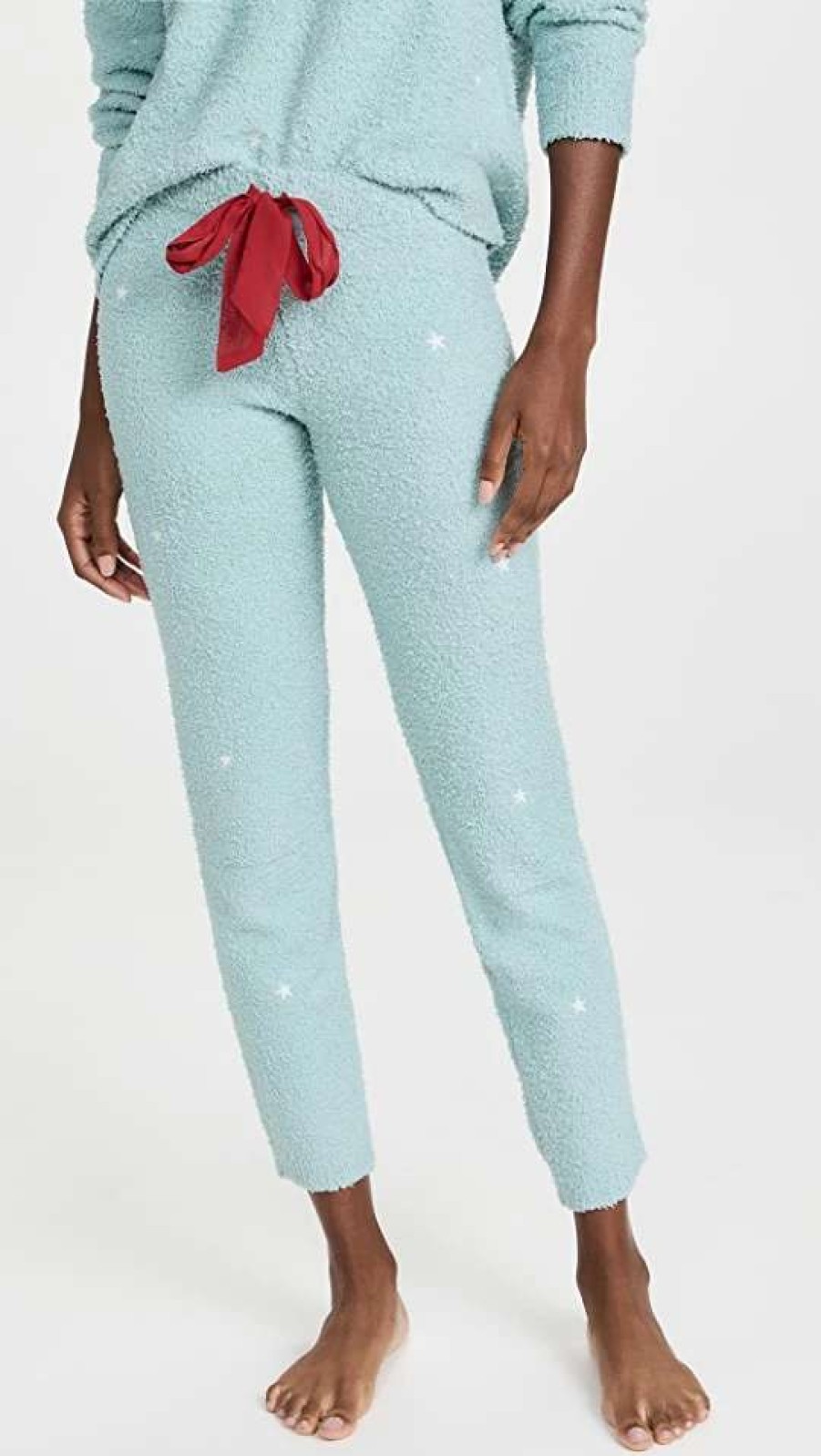 Sleepwear * | Hot Sale Honeydew Intimates Snow Angel Joggers Moss Stars