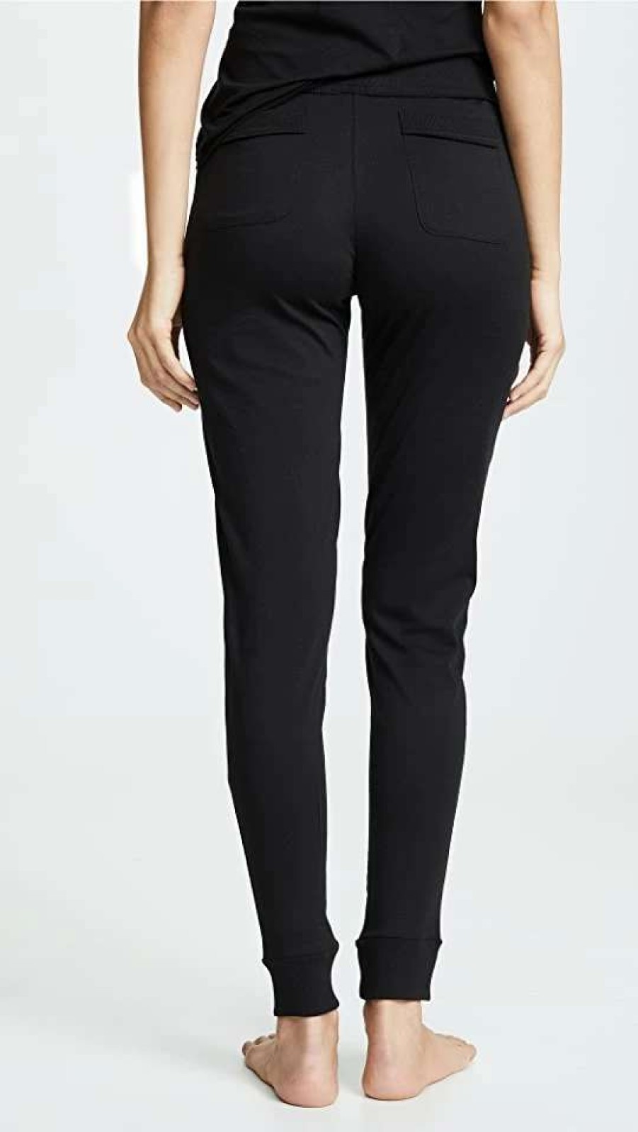 Sleepwear * | Budget Skinny Pants Black