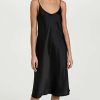 Sleepwear * | Buy La Perla Silk Nightgown Nero