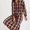 Sleepwear * | Cheapest The Great. The Vintage Sleeper Shirt Winter Cabin Plaid