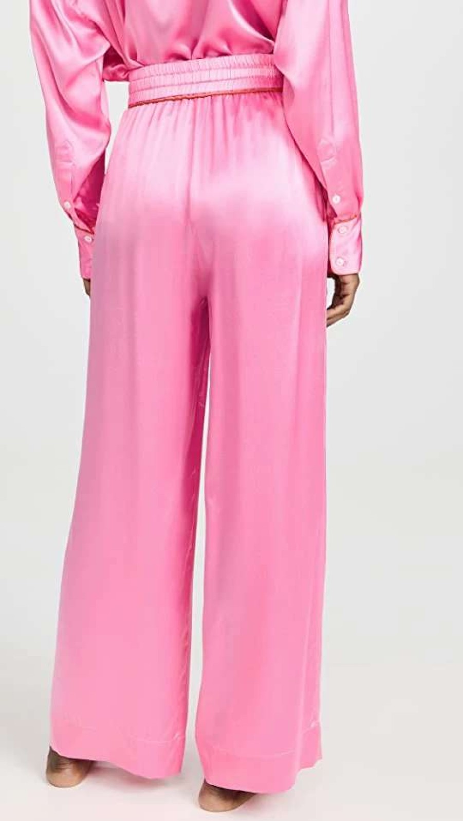 Sleepwear * | Top 10 Maison Essentiele Core Pants Fuchsia Pink/Neon Orange