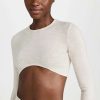 Sleepwear * | Top 10 Calvin Klein Underwear Lounge Crew Neck Sweater Oatmeal Heather280