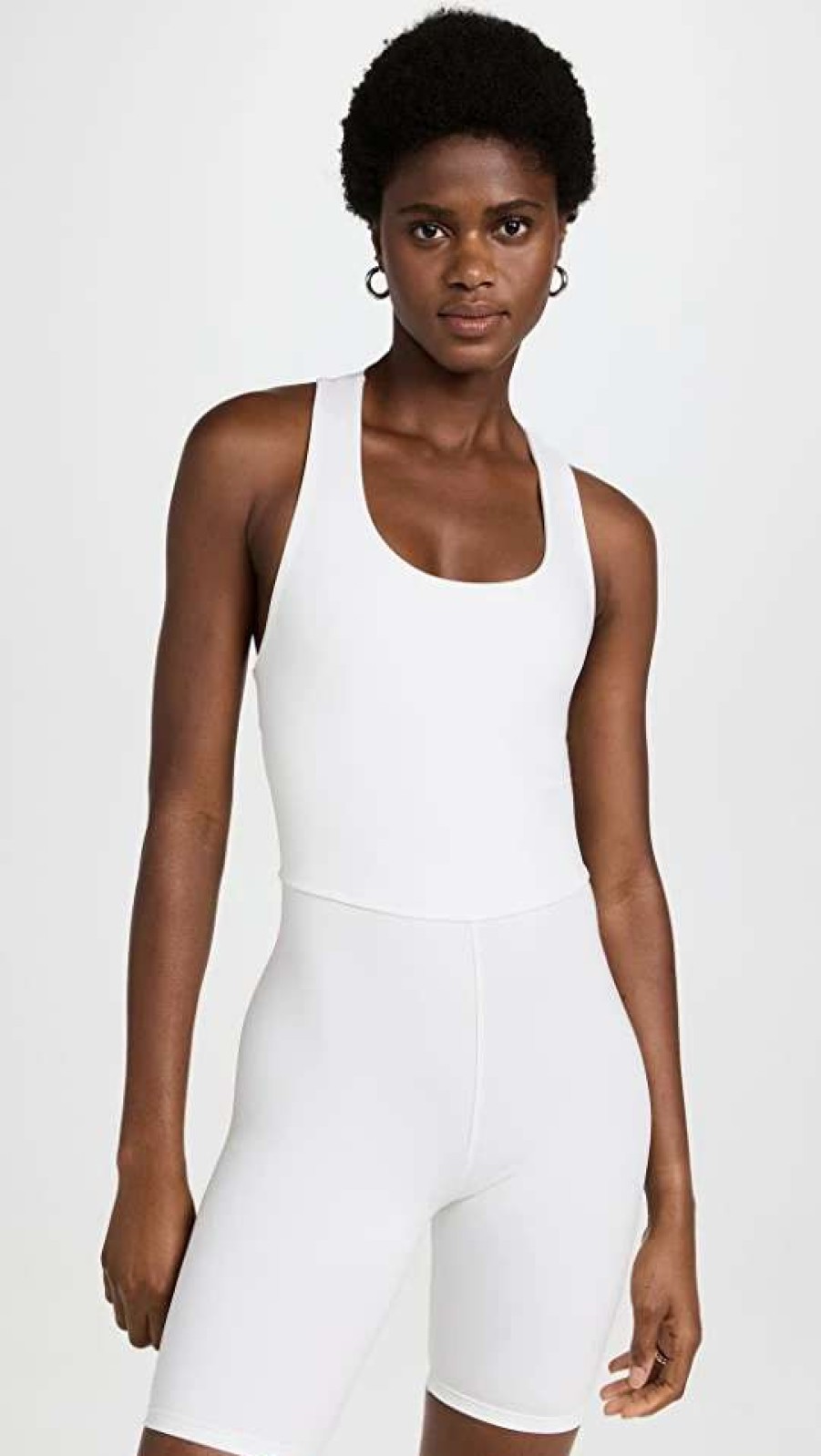 Dresses & Jumpsuits * | Buy Heros The Short Unitard White