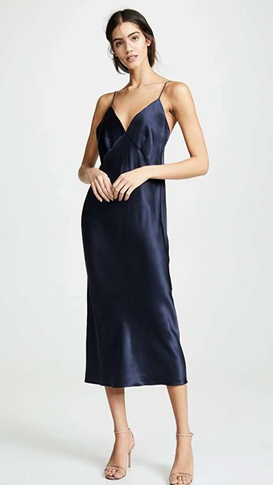 Sleepwear * | Cheapest Olivia Von Halle Issa Slip Navy