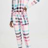 Sleepwear * | Best Pirce Emerson Road Cozyluxe Henley Jogger Set Colorful Check