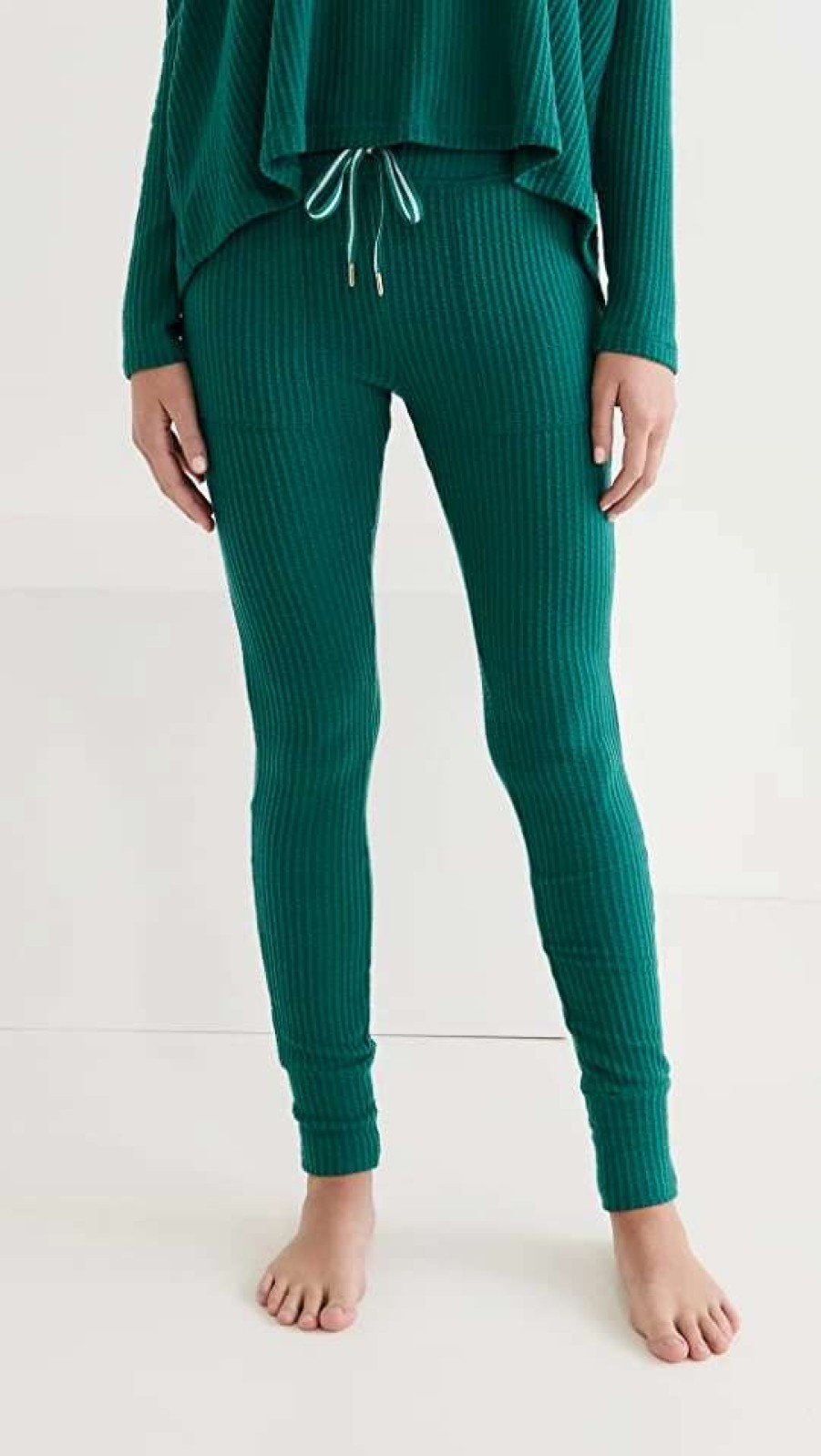 Sleepwear * | Cheapest Honeydew Intimates Lounge Pro Leggings Emerald