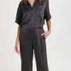 Sleepwear * | Discount Lunya Washable Silk High Rise Pant Set Meditative Grey