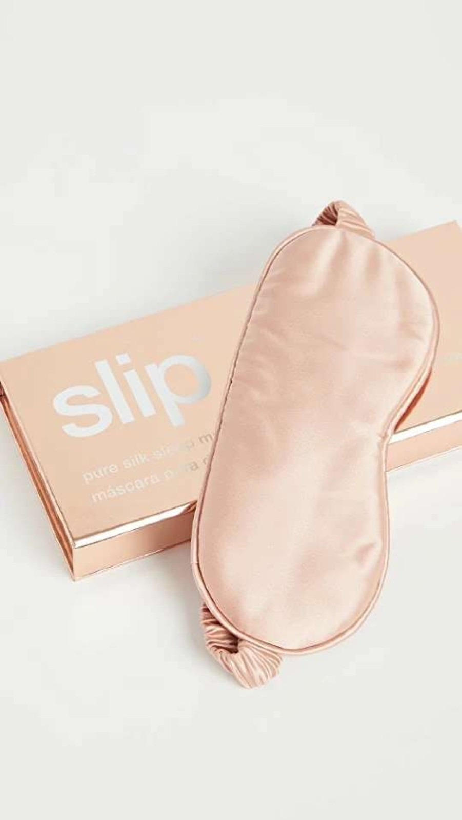 Sleepwear * | Coupon Slip Silk Sleep Mask Rose Gold