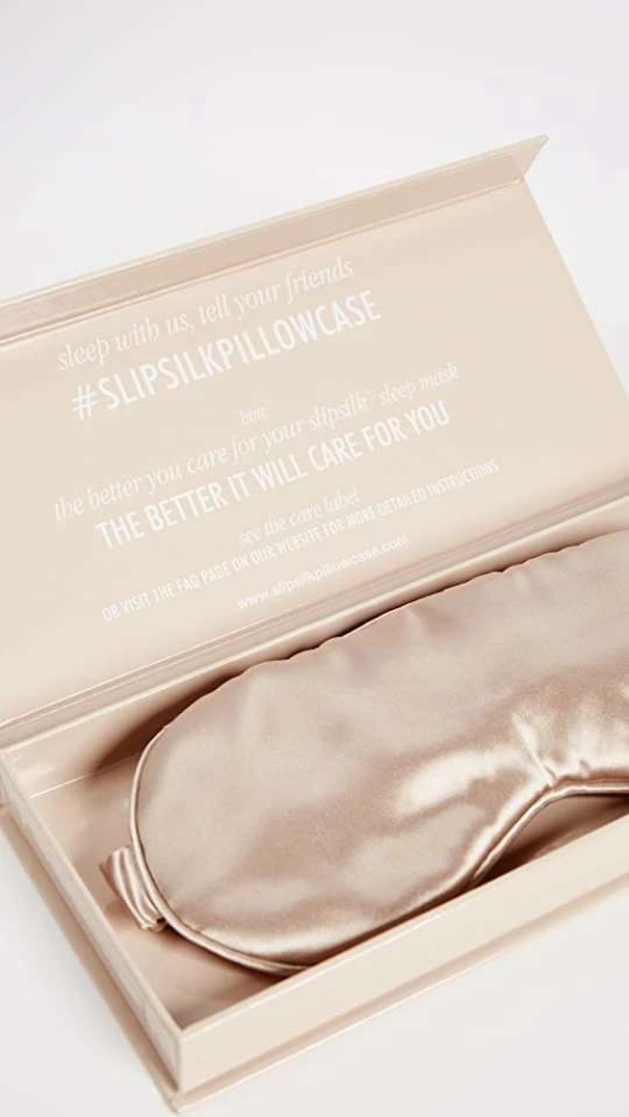 Sleepwear * | Best Deal Slipsilk Pure Silk Sleep Mask Caramel