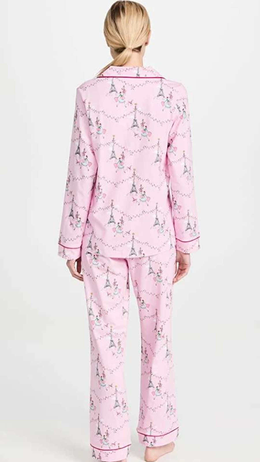 Sleepwear * | New Bedhead Pjs Christmas In Paris Long Pj Set