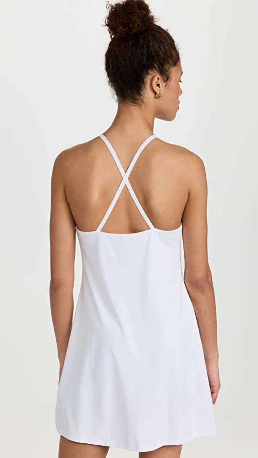 Dresses & Jumpsuits * | Buy Mwl By Madewell Flex Fitness Dress Eyelet White