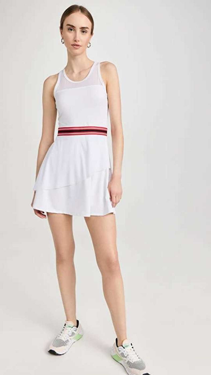 Dresses & Jumpsuits * | Best Sale Eleven By Venus Williams Collegiate Tennis Dress White