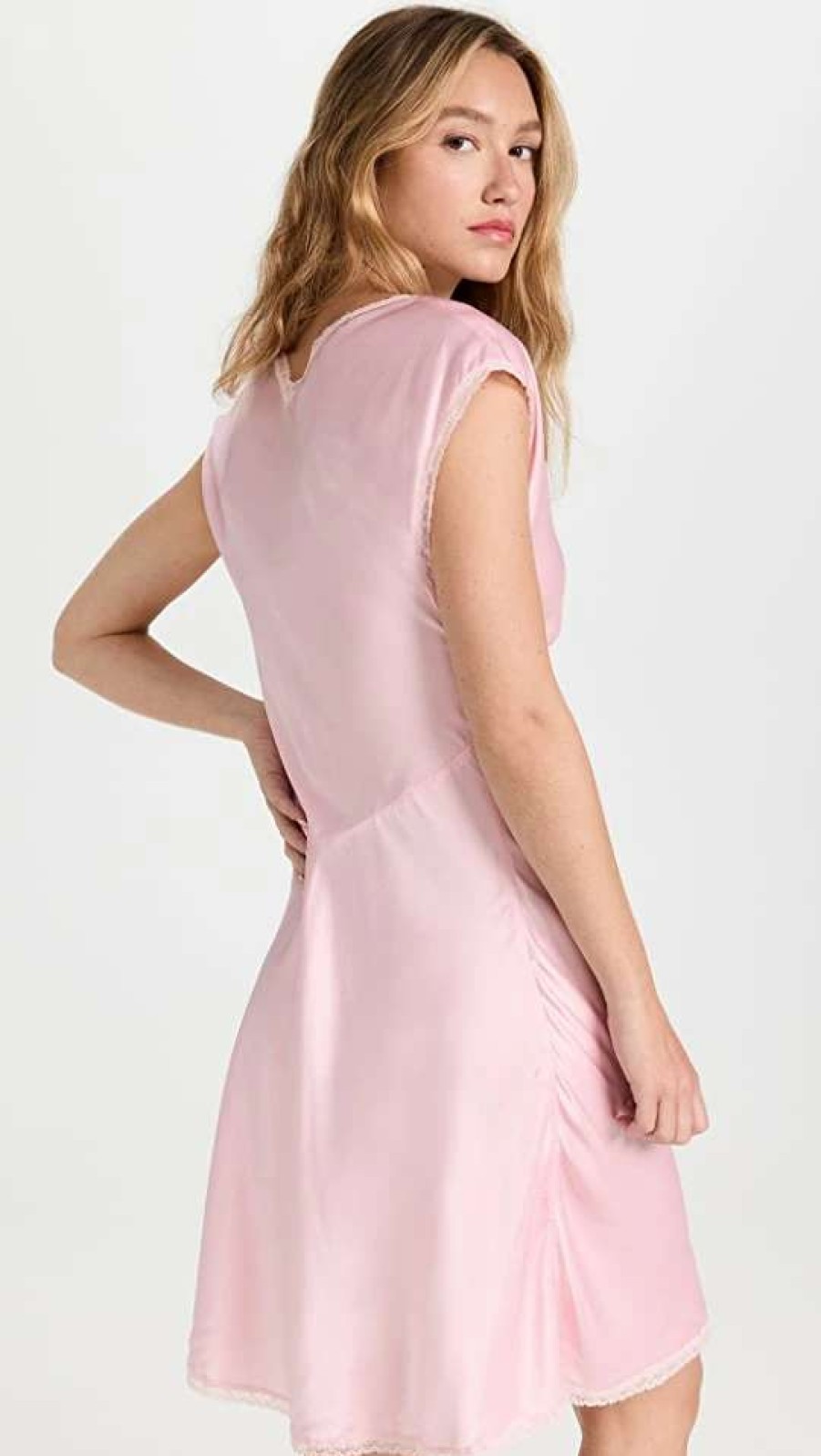 Sleepwear * | Best Pirce Morgan Lane Cordelia Dress Pink Rose