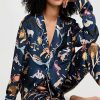 Sleepwear * | Cheapest Karen Mabon Zodiac Classic Long Pj Set Navy