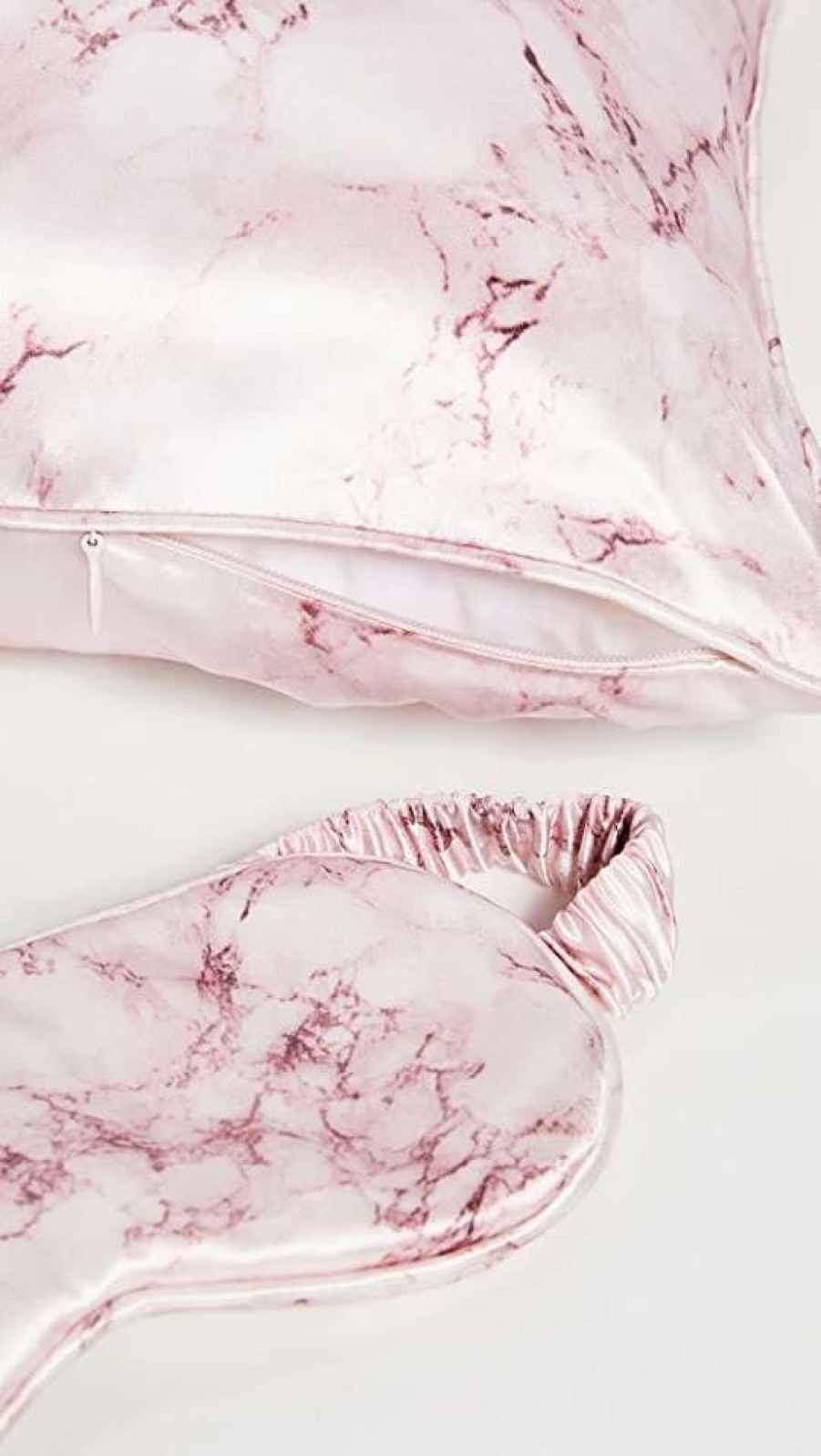 Sleepwear * | Top 10 Slip Pink Marble Travel Set