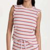 Sleepwear * | Flash Sale Roller Rabbit Candy Stripe Delilah Tee Multi