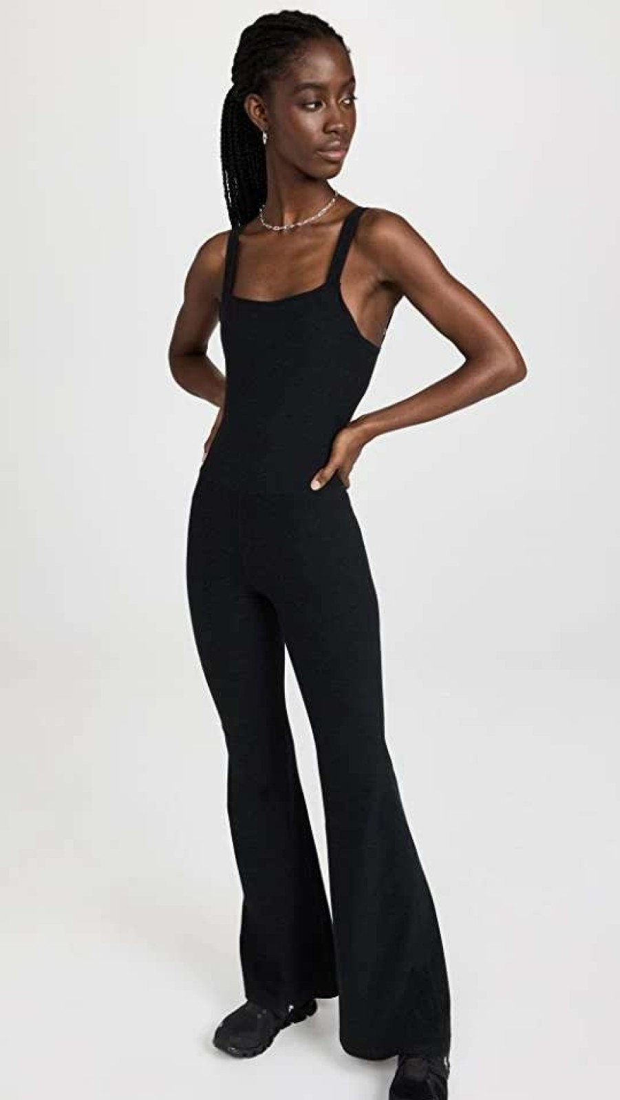 Dresses & Jumpsuits * | Buy Beyond Yoga Spacedye Hit The Scene Jumpsuit Darkest Night