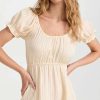 Sleepwear * | Promo Morgan Lane Ava Dress Sandy White