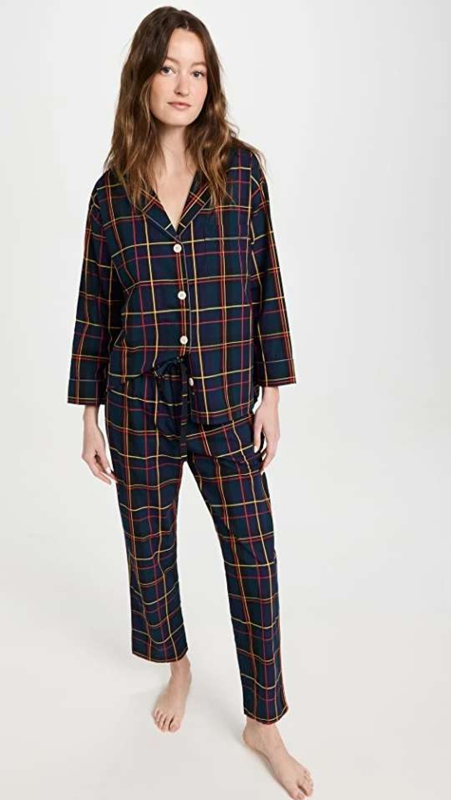 Sleepwear * | Top 10 Sleepy Jones Marina Pajama Set Multi