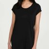 Sleepwear * | Cheapest Skin Carissa Sleep Shirt Black