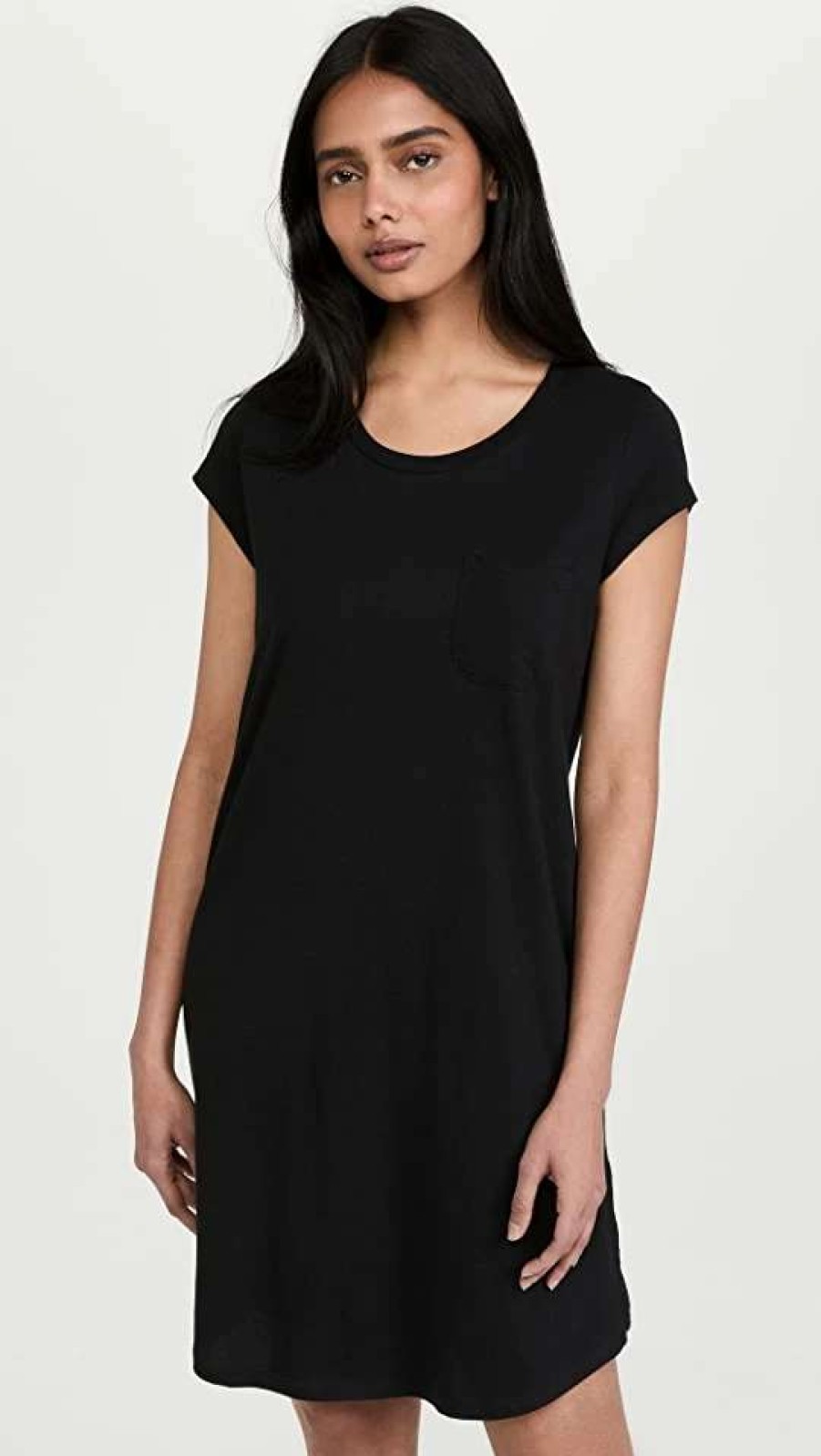 Sleepwear * | Cheapest Skin Carissa Sleep Shirt Black