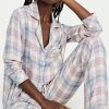 Sleepwear * | Outlet Rails Clara Pj Set Ivory Lilac River