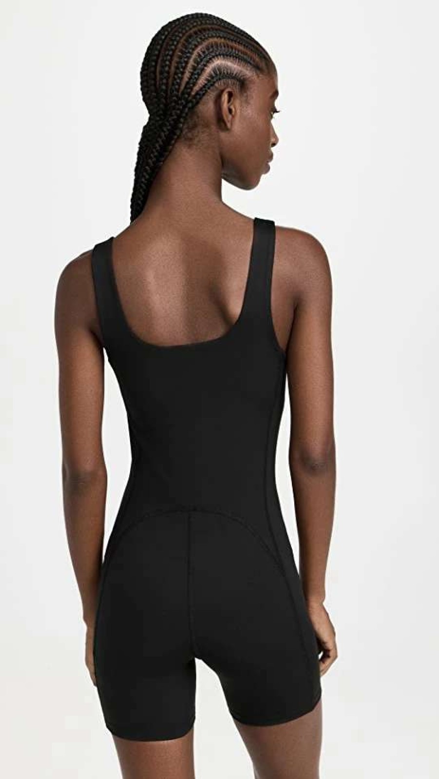 Dresses & Jumpsuits * | Brand New Mwl By Madewell Short Unitard 5 True Black