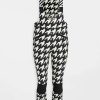 Dresses & Jumpsuits * | Deals Perfect Moment Isola Racing Print Pant Black/Snow White Houndstooth