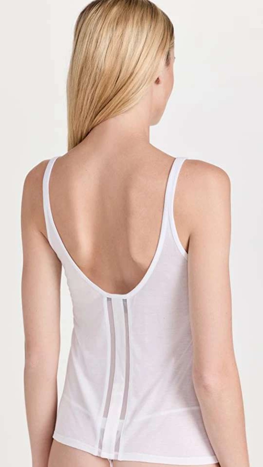 Sleepwear * | Cheap Kiki De Montparnasse Intime Kate Tank White