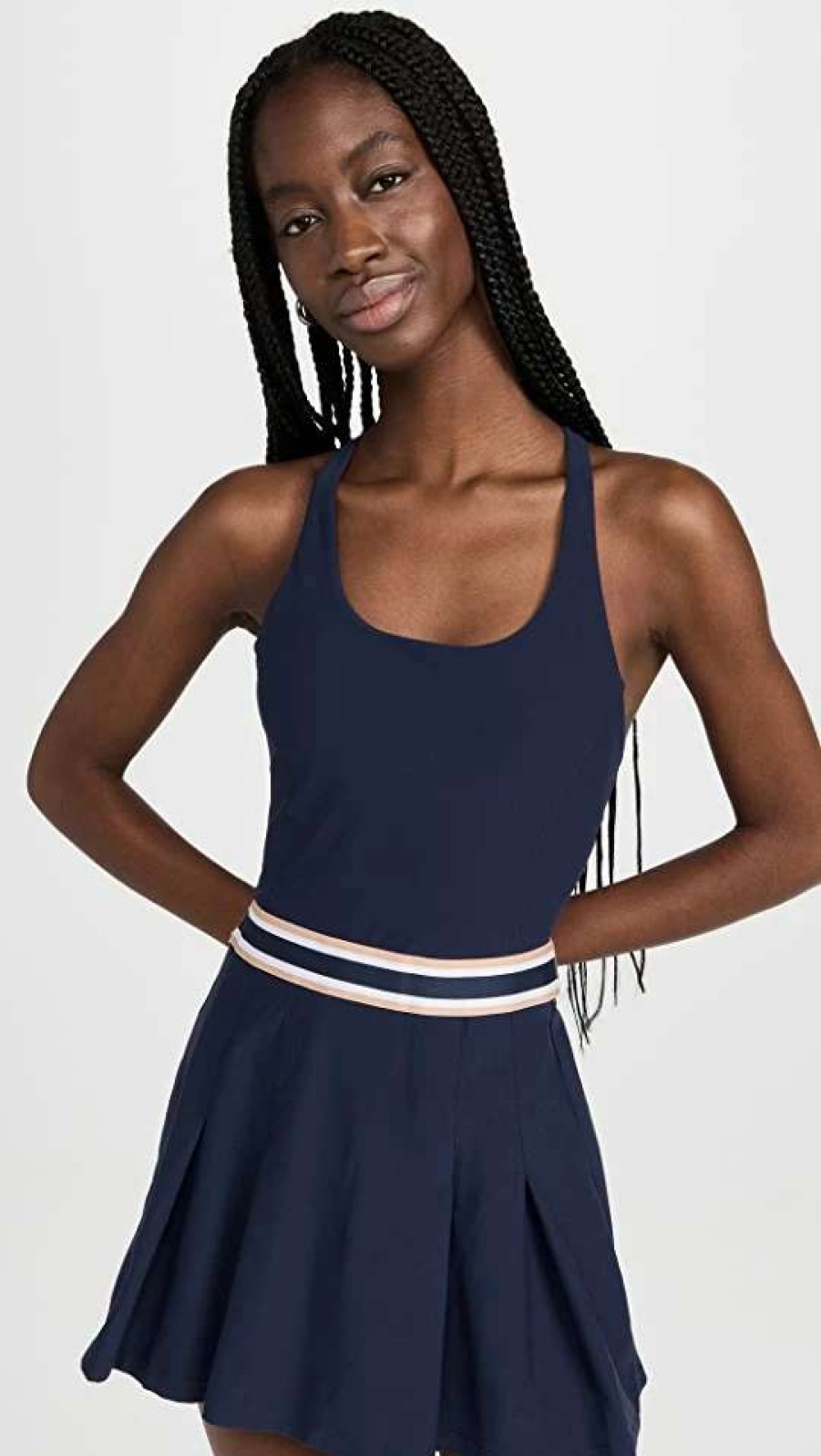 Dresses & Jumpsuits * | Cheap The Upside Courtside Kova Dress Navy